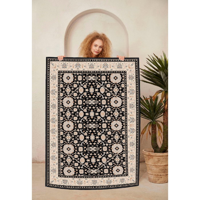 Conceptum Alfombra Woosonıl006 160 x 230 cm Crema, Camel, Gris y Negro Conceptum Alfombra Woosonıl006 160 x 230 cm Crema, Camel, Gris y Negro